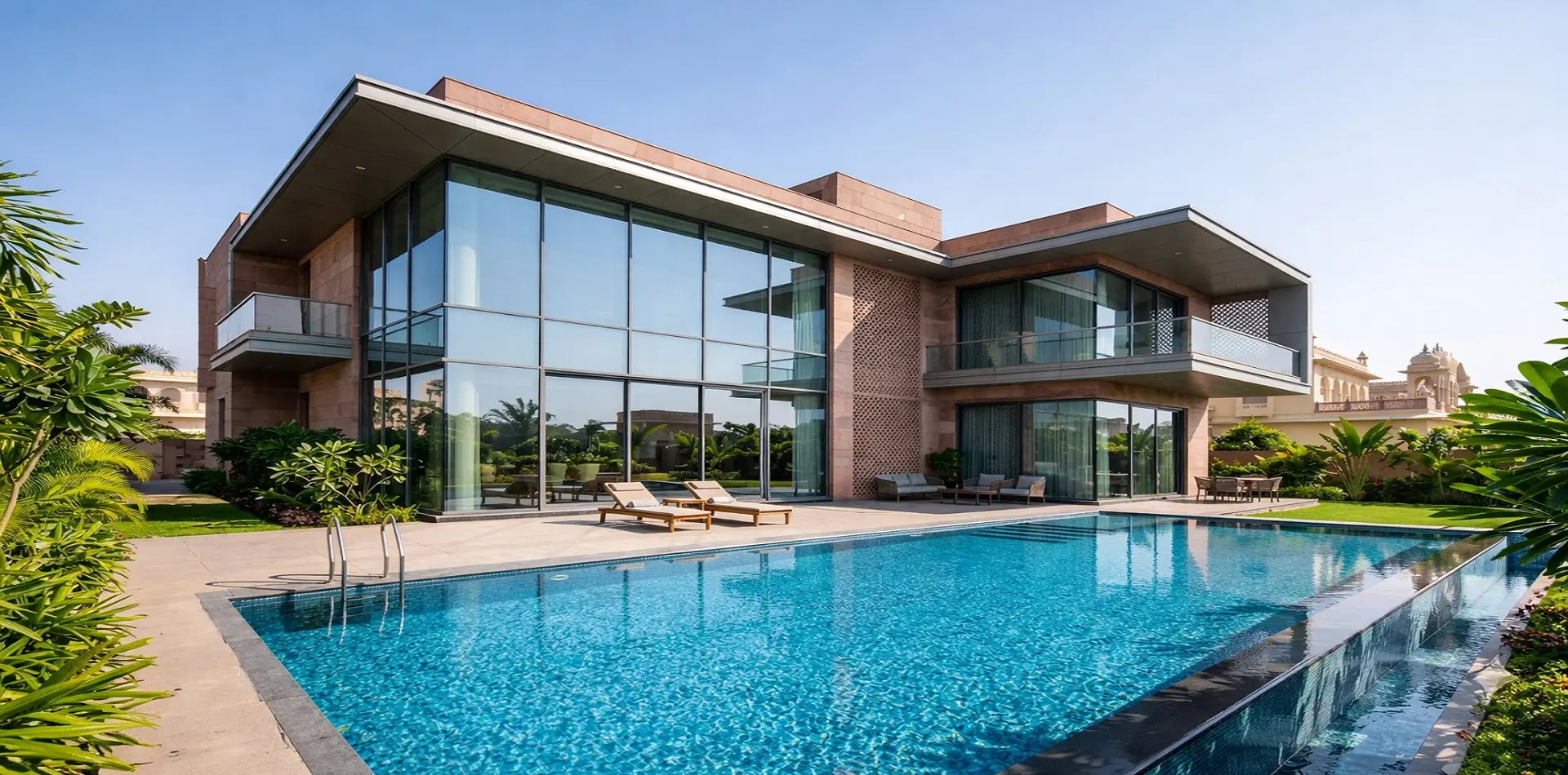 Modern villa architect design