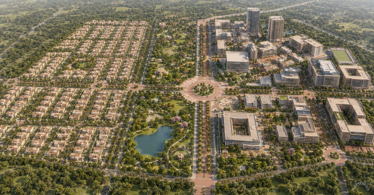 Complete Guide to Master Planning for Large-Scale Development Projects in India 4 Large-scale mixed-use development master plan layout Jaipur Rajasthan