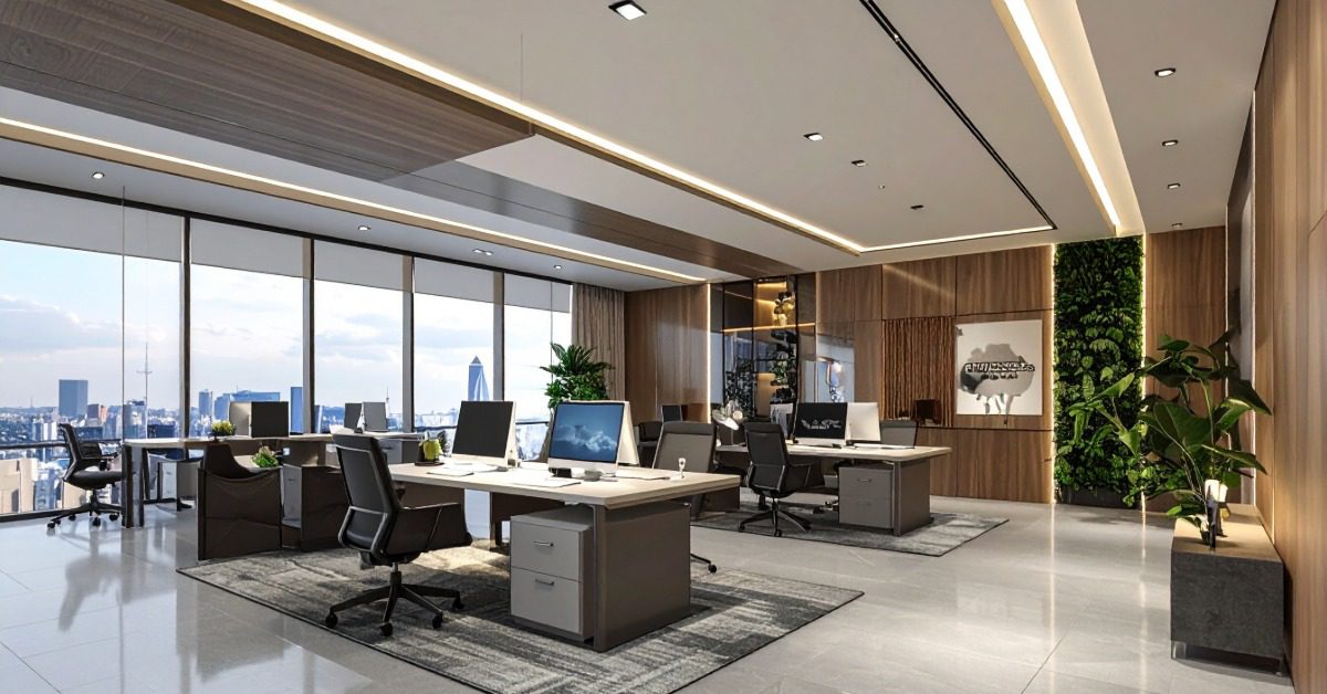 Latest Interior Design Trends Transforming Modern Homes 3 Architect working on architectural blueprint and floor plan for residential project in Jaipur