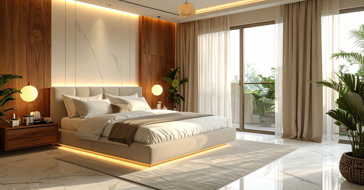 modern home interior Jaipur bedroom design