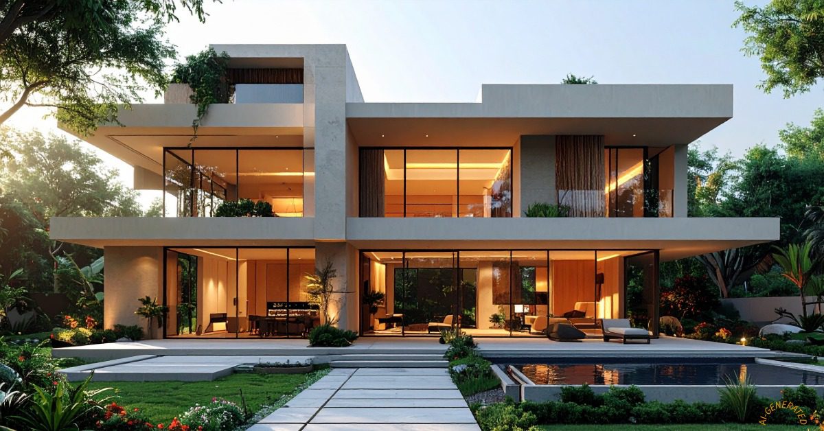 Jaipur Architects' Prices for House Design (2BHK, 3BHK, and Villas) 2 Residential architect in Jaipur designing modern family home